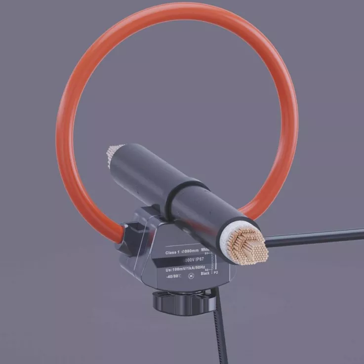 Transformador de corriente perforador tipo cable