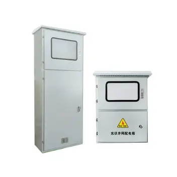 Caja de conexiones fotovoltaica conectada a la red